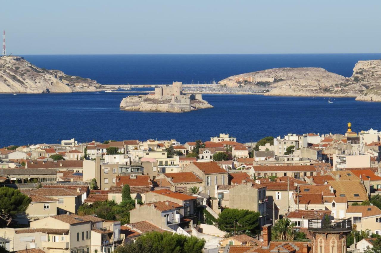 Studio calme et très lumineux, au pied de notre Dame de la Garde Marseille Extérieur photo